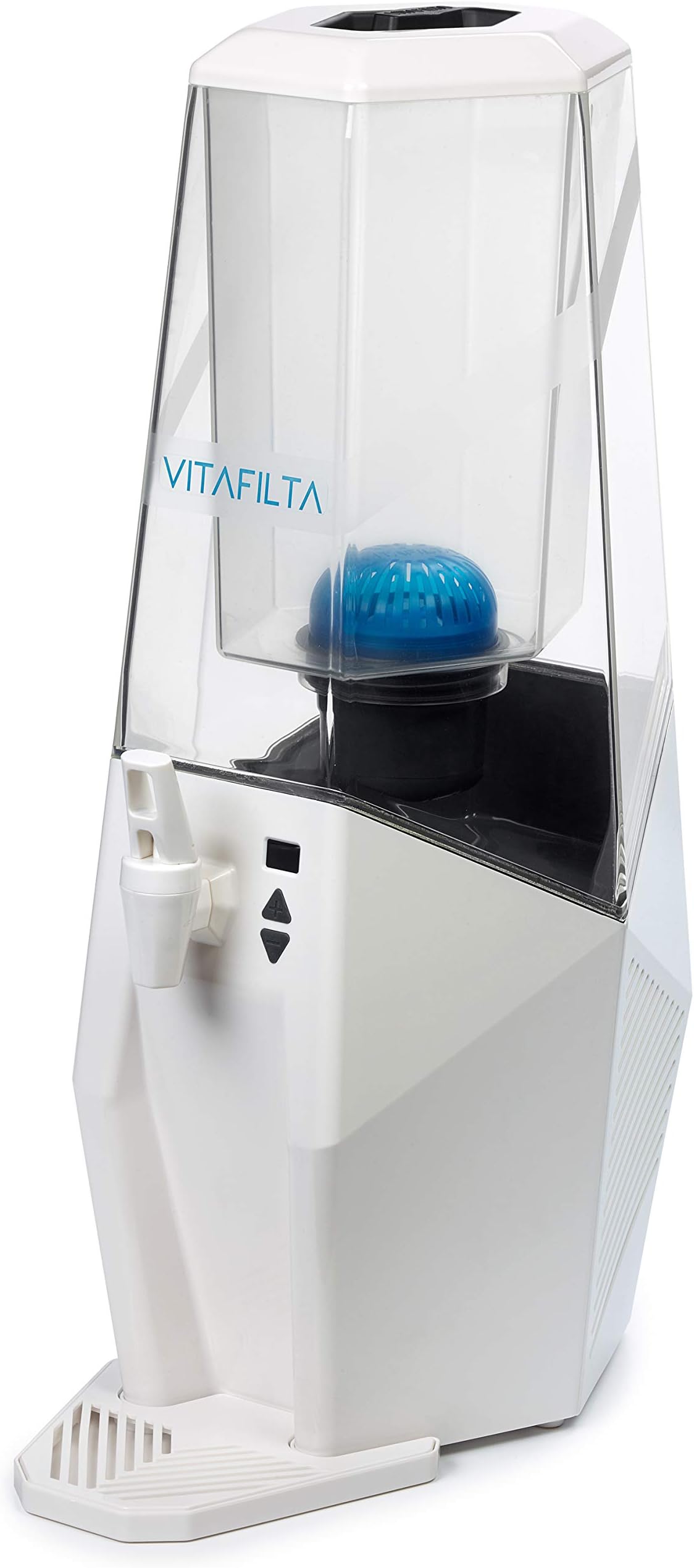 VitaFilta Countertop & Desktop Water Filter and Cooler - Adjustable Temperature Cold Water Dispenser with Advanced Filtration 3 Gallon Tank BPA Free & Small Footprint