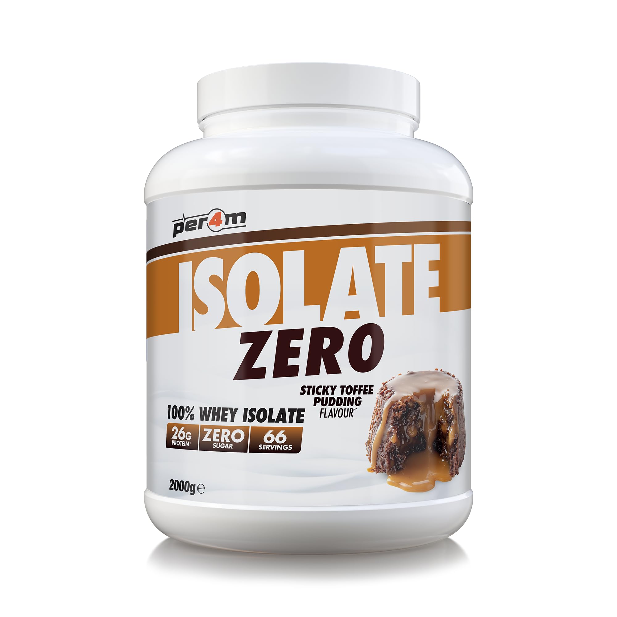 Per4m Whey Isolate Zero (2000g) Sticky Toffee Pudding