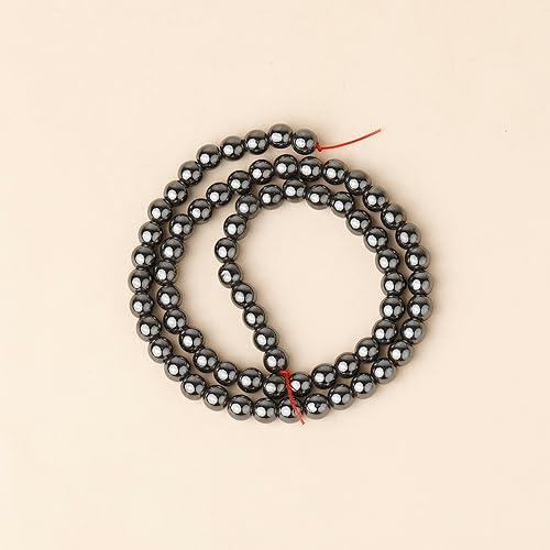 OAIITE Cuentas redondas sueltas de ágata india natural de 0.315 pulgadas, poder curativo para hacer joyas, pulseras y collares OAIITE Cuentas redondas sueltas de ágata india natural de 0.315 pulgadas, poder curativo para hacer joyas, pulseras y collares