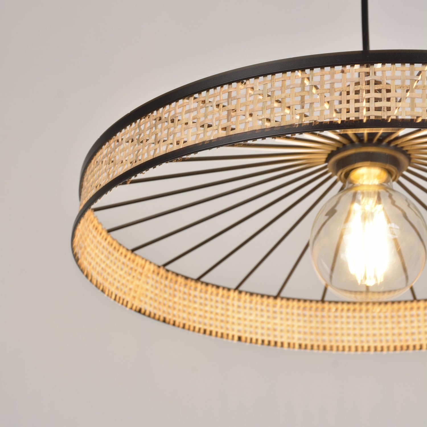 Suspension métal et cannage ZELIE HT110cm