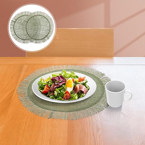 Miniatura 3 de Taza de té con aislamiento para decoración de tazas de vacaciones, cocina, hogar, arpillera, yute, café, adorno de vacaciones, cáñamo, pequeñas