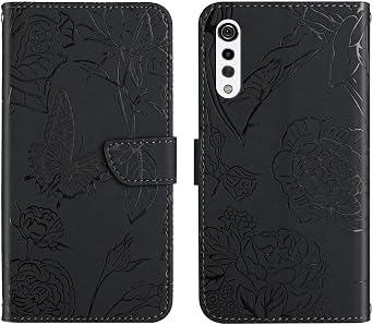 Compatible with LG Velvet 2 Pro Cover,Compatible with LG Velvet 2 Pro Flip Kickstand PU Leather Wallet Phone Case Black