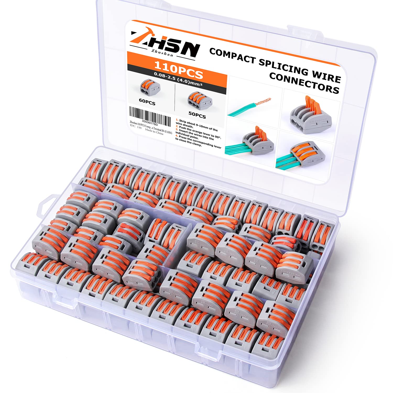Zhushan Wire Connectors - Quick Splice Kit -8 Zhushan Wire Connectors - Quick Splice Kit -8