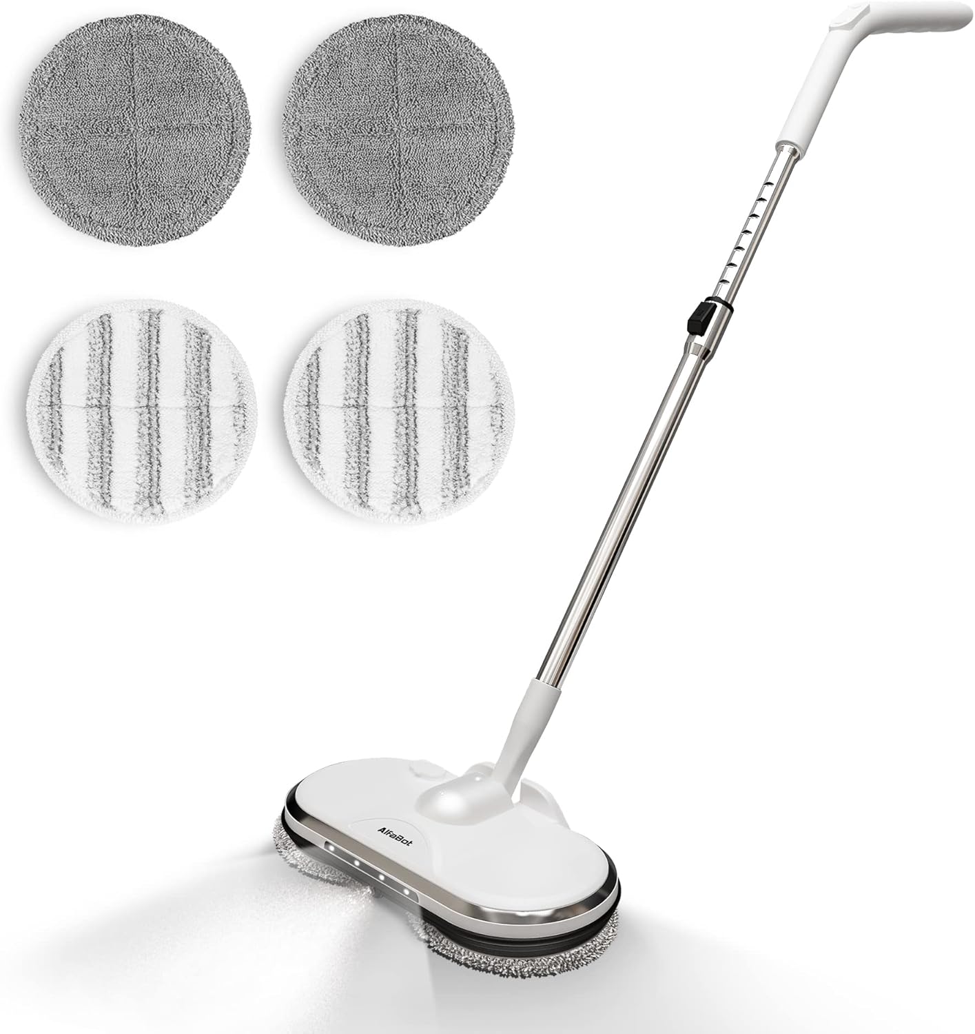 Cordless Electric Mop for Floor Cleaning, AlfaBot WS24 Electric Spin