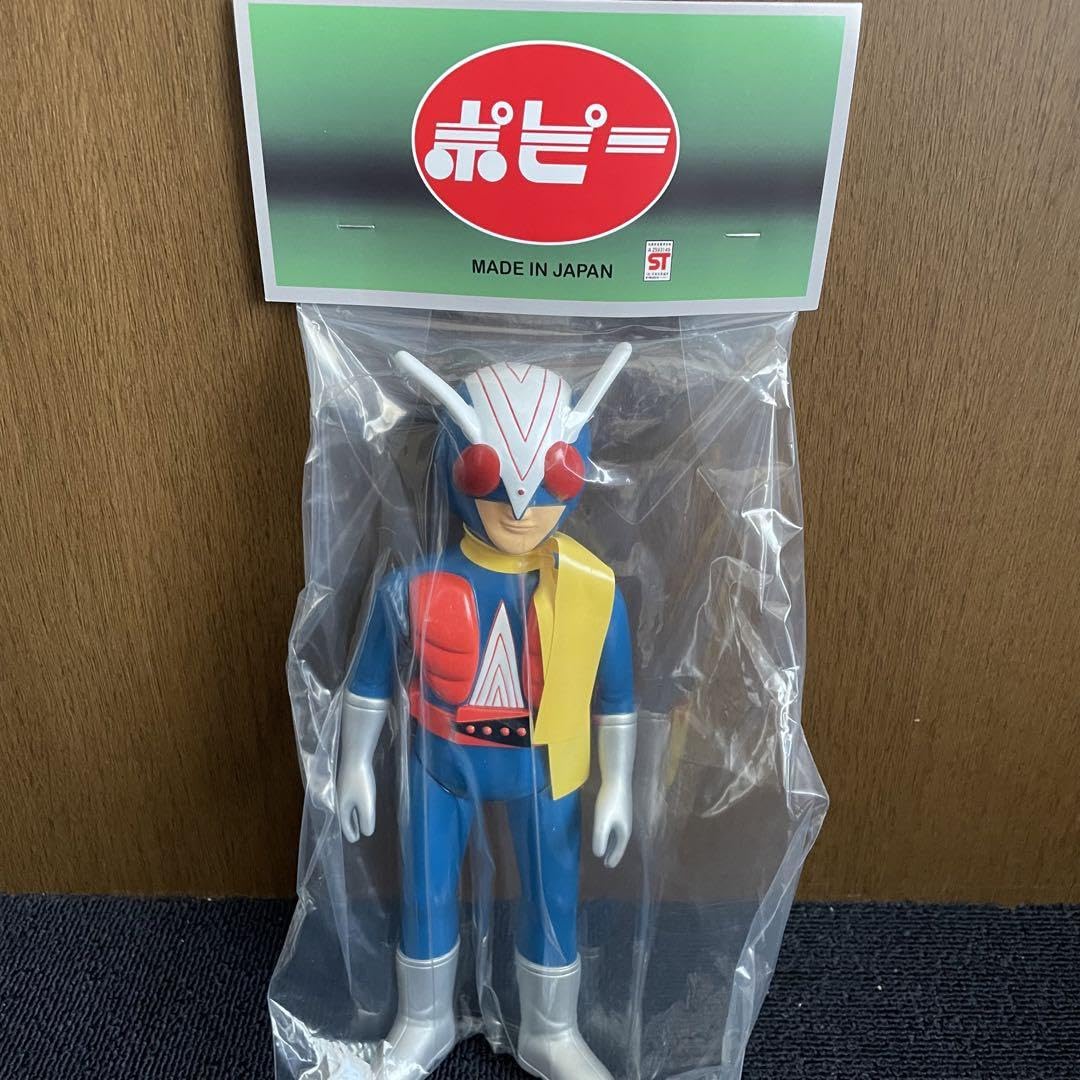 Amazon.co.jp: 無版権 ライダーマン ソフビ パチ ポピー 成型 27cm  