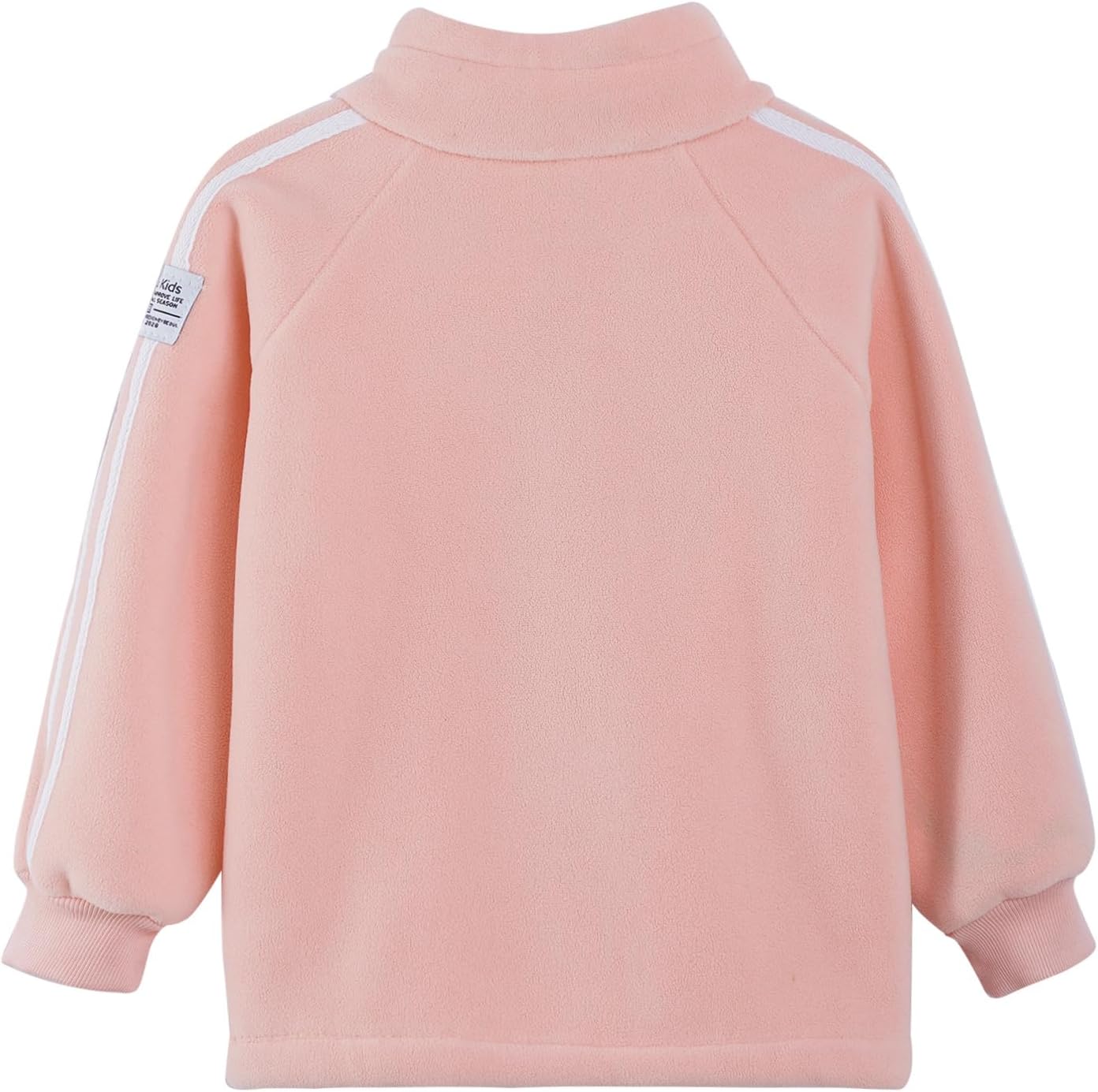 Kids Boys Girls Fleece Jacket Coat Zipper Long Sleeve Sweatshirt Warm Outerwear Sweater Fall Winter Overcoat