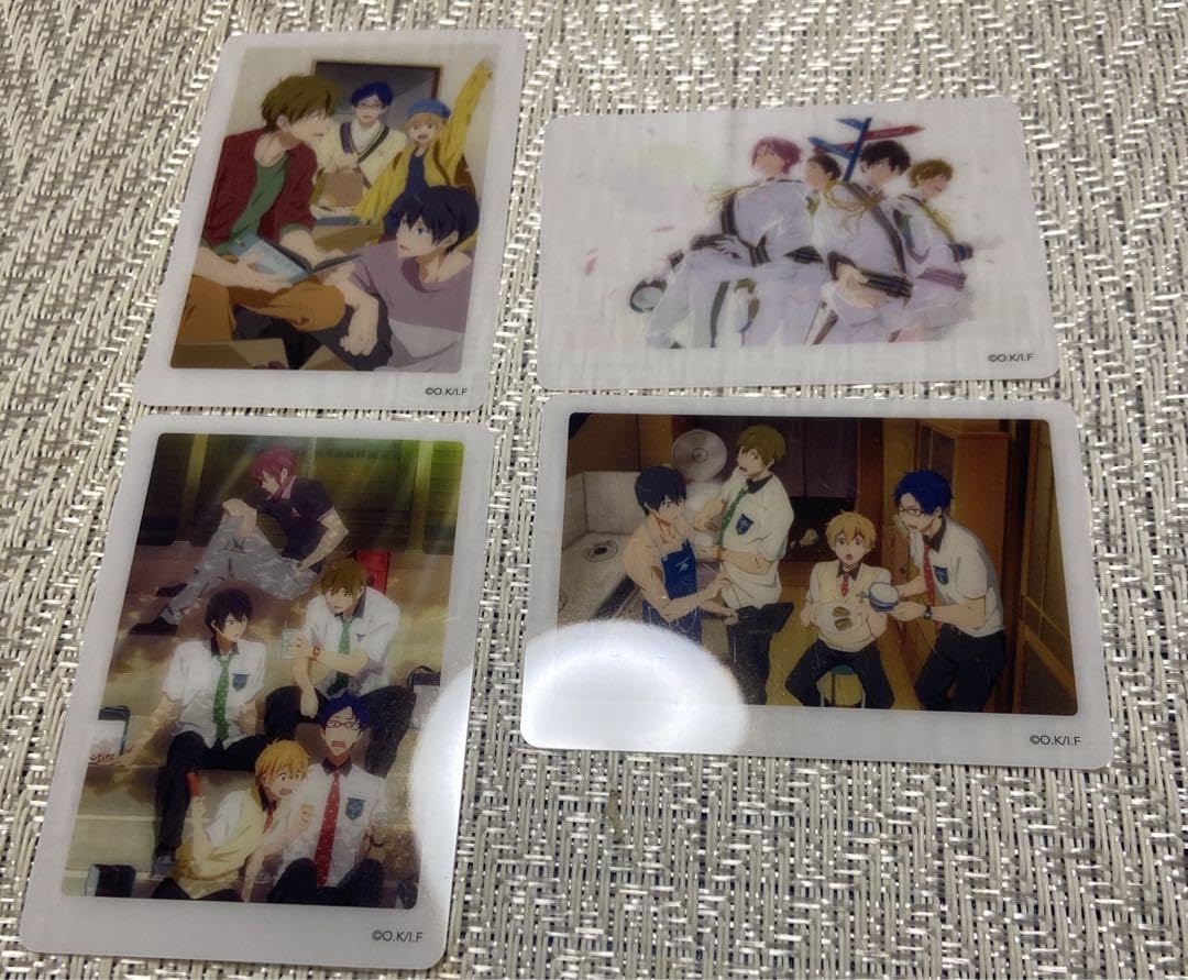 ミニフォトカード Free！ バースデー アートカード 遙 凛 貴澄 宗介 真琴 ミニフォトカード Free！ バースデー アートカード 遙 凛 貴澄