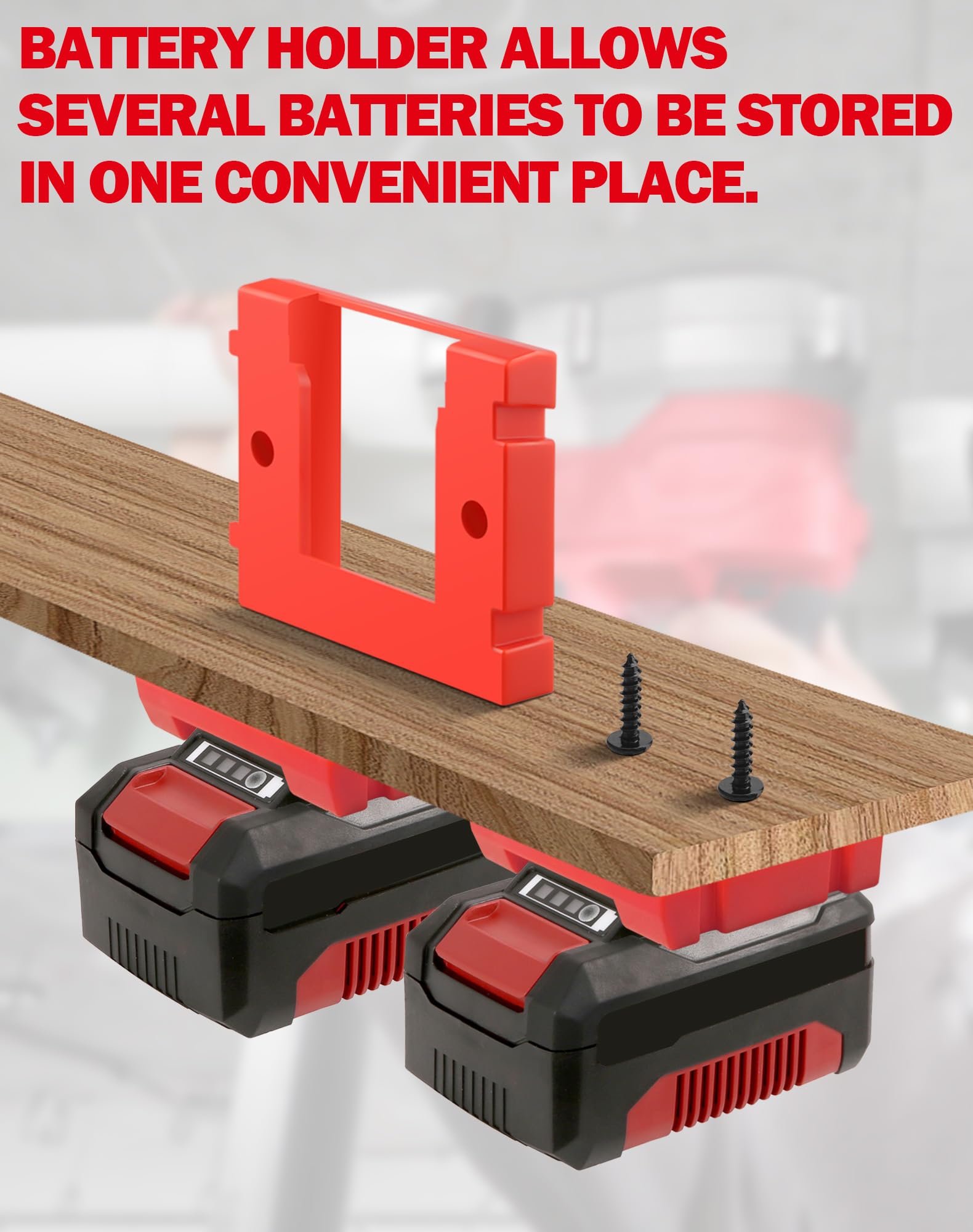 Einhell Batterie Support De Batterie Pour Einhell Power XChange - Support Mural Pour 6 Support Batterie Parkside