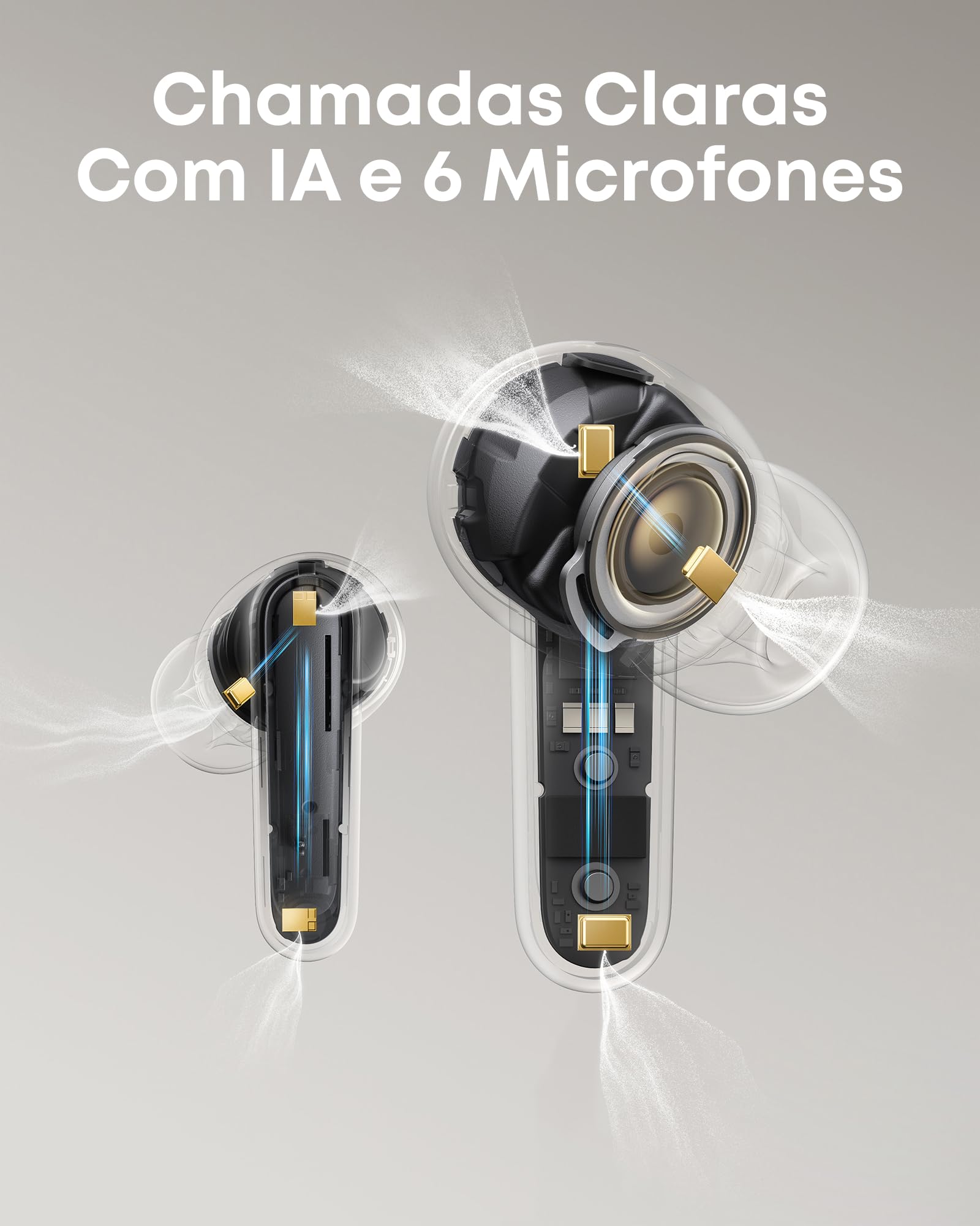 Soundcore P41i da Anker, Fones de Ouvido Bluetooth In-Ear com ANC