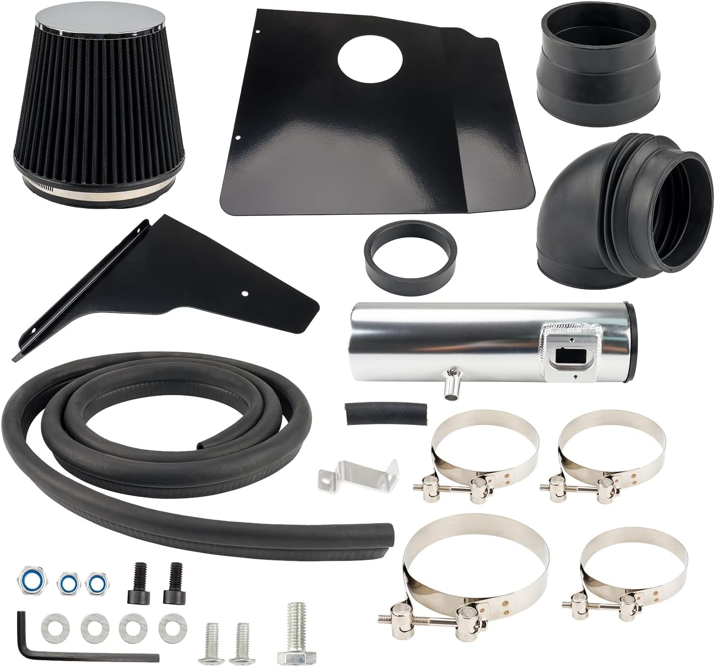 KAX Air Intake Kit, Cold Air Intake Pipe Kit Replacement for Camaro 2010-2011 3.6L V6, Black