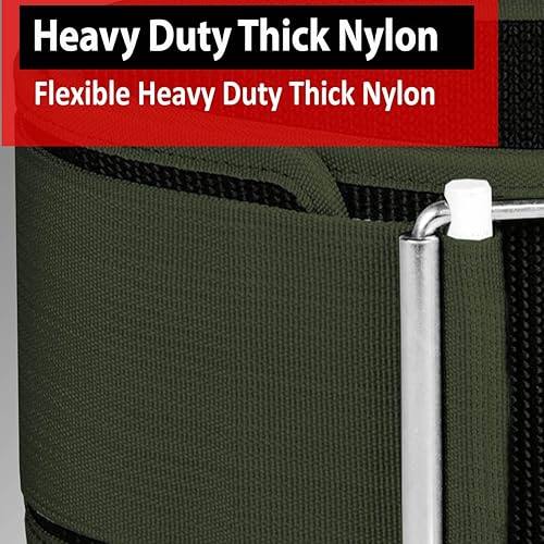 Miniatura 8 de IBRO Cinturón de levantamiento de pesas de alta calidad, con cierre rápido, levantamiento de pesas, entrenamiento cruzado para hombres y mujeres,