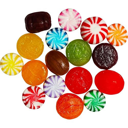 Miniatura 5 de Caramelos duros a granel – Mezcla clásica envuelta individualmente de 4 libras – Paquete variado de dulces de oficina para escritorio, mostrador