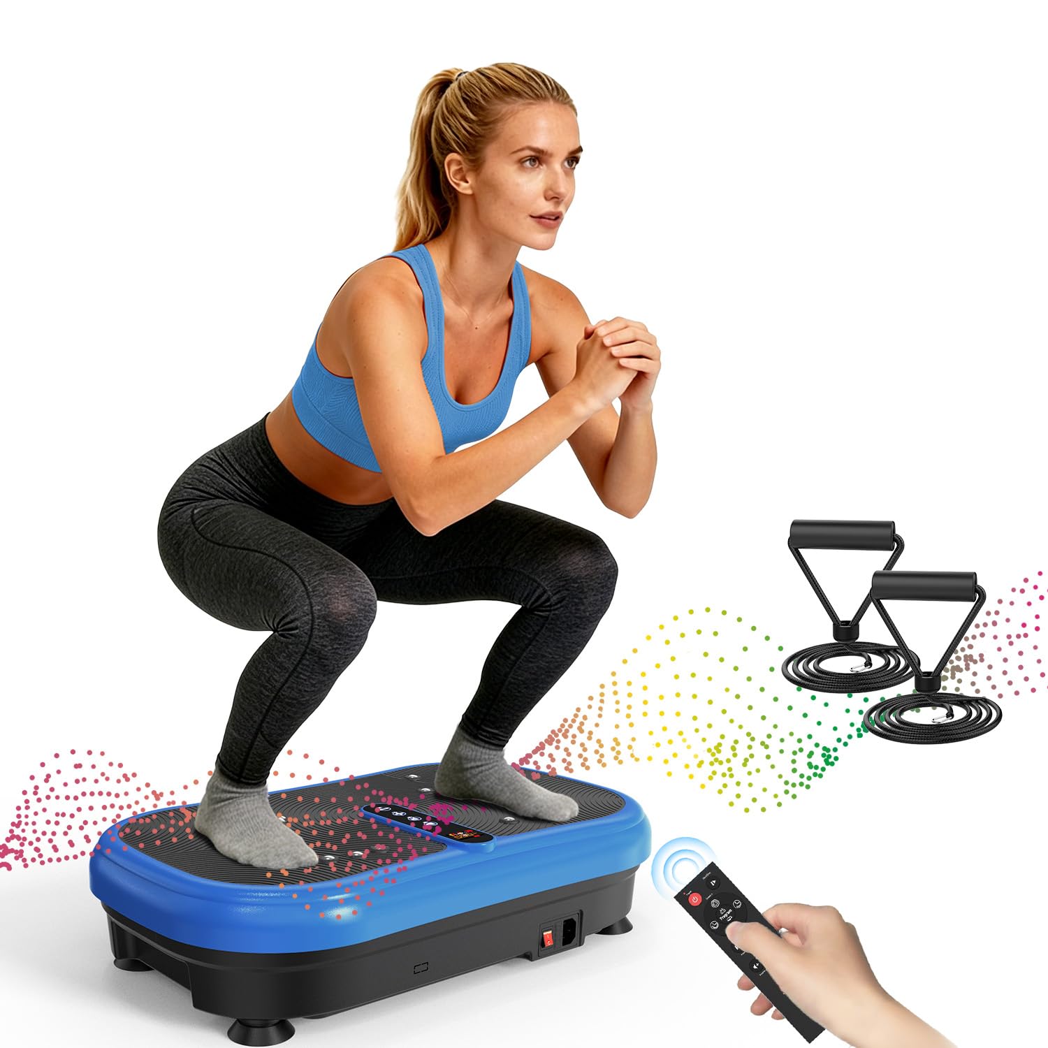AXV Vibration Plate Exercise Machine Fitness Platform Body Vibrating Board