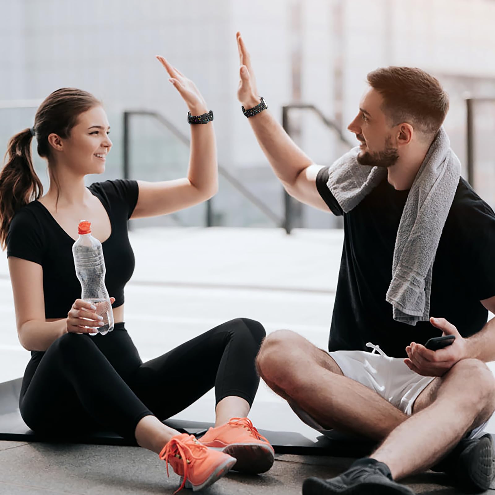 Lenrao - Pulsera deportiva compatible con Apple Watch 44 mm, 45 mm, 42 mm, 49 mm, 38 mm, 40 mm, 41 mm para hombre y mujer, correa suave y respetuosa con el medio ambiente compatible con Apple Watch