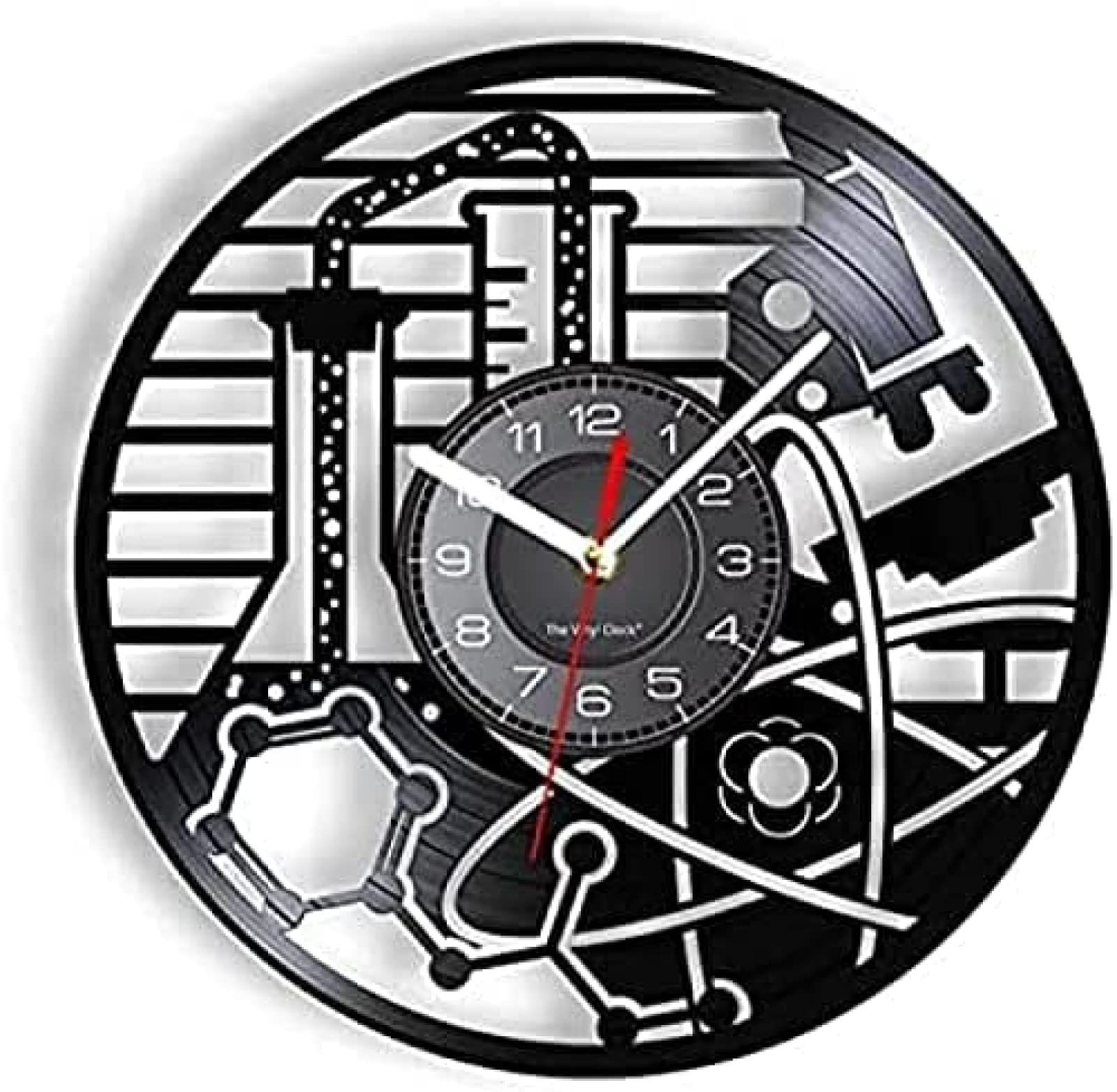 Horloge murale de réaction chimique silencieuse pour éliminer le bruit du tic-tac