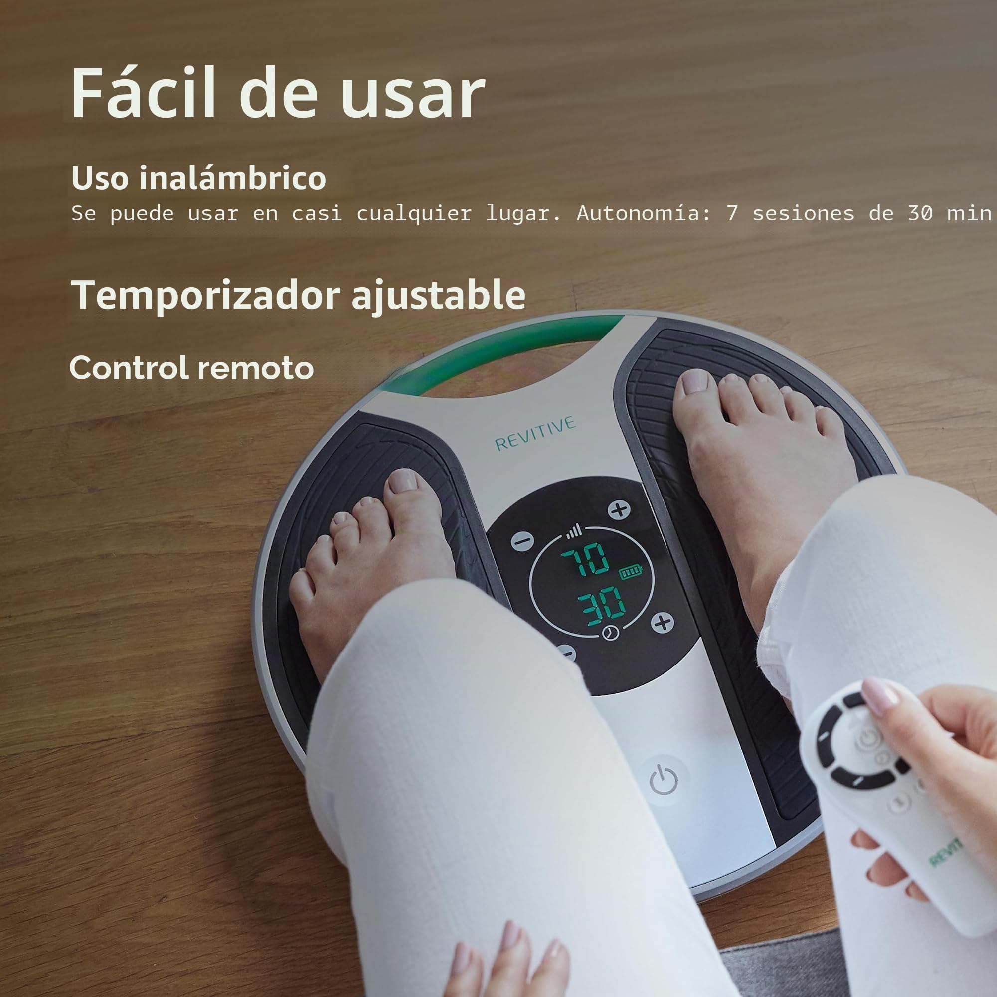 REVITIVE Nuevo Medic Rodilla | Terapia Circulatoria patentada | Combate el dolor de rodilla