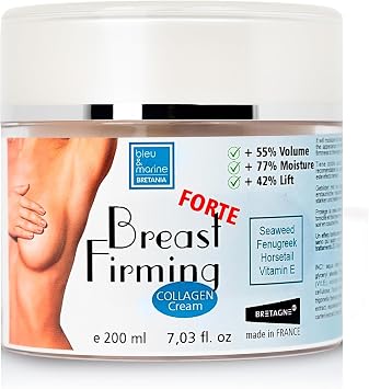 Breast Natutal Enhancement Cream, Firming Cream with Collagen & Fenugreek, Bust Neck & Neckline, Reshape, 100% Safe and Effective, Pregnancy, Moisturiser, Breast Size Up, 200 ml   7.03 fl oz