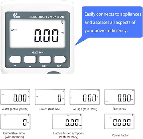 Miniatura 2 de PN2000 - Medidor de consumo eléctrico con cable de extensión