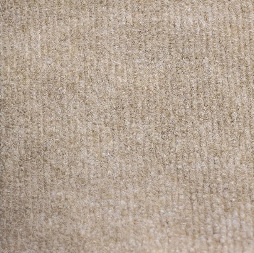 Tapete Carpete Forração Ecoloop Canelado Venda Por M² Igreja Feiras Eventos Escritórios Residencial (Bege)