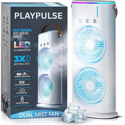 Playpulse 1 Year Warranty USB Rechargeable Portable Air C