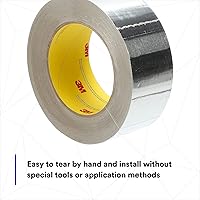 Vista 7 de Venture Tape 3M 1521CW - Cinta de aluminio natural, 1.890 in x 149.9 ft, 1,4 mil (paquete de 24)