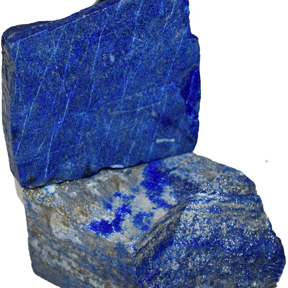 Sunshine inc Natural Lapis Lazuli (250 Gram)Crystal Raw Healing Stone for