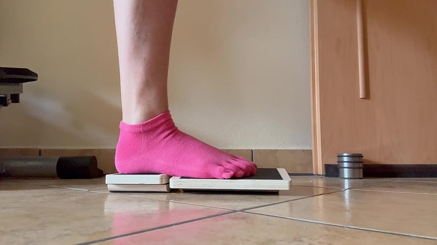 Wapasezyar Balance Board Fußtrainer - Holz Wackelbrett Für Knöchelstärkung