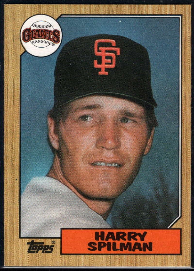 Amazon.com: 1987 Topps Baseball #64 Harry Spilman San Francisco
