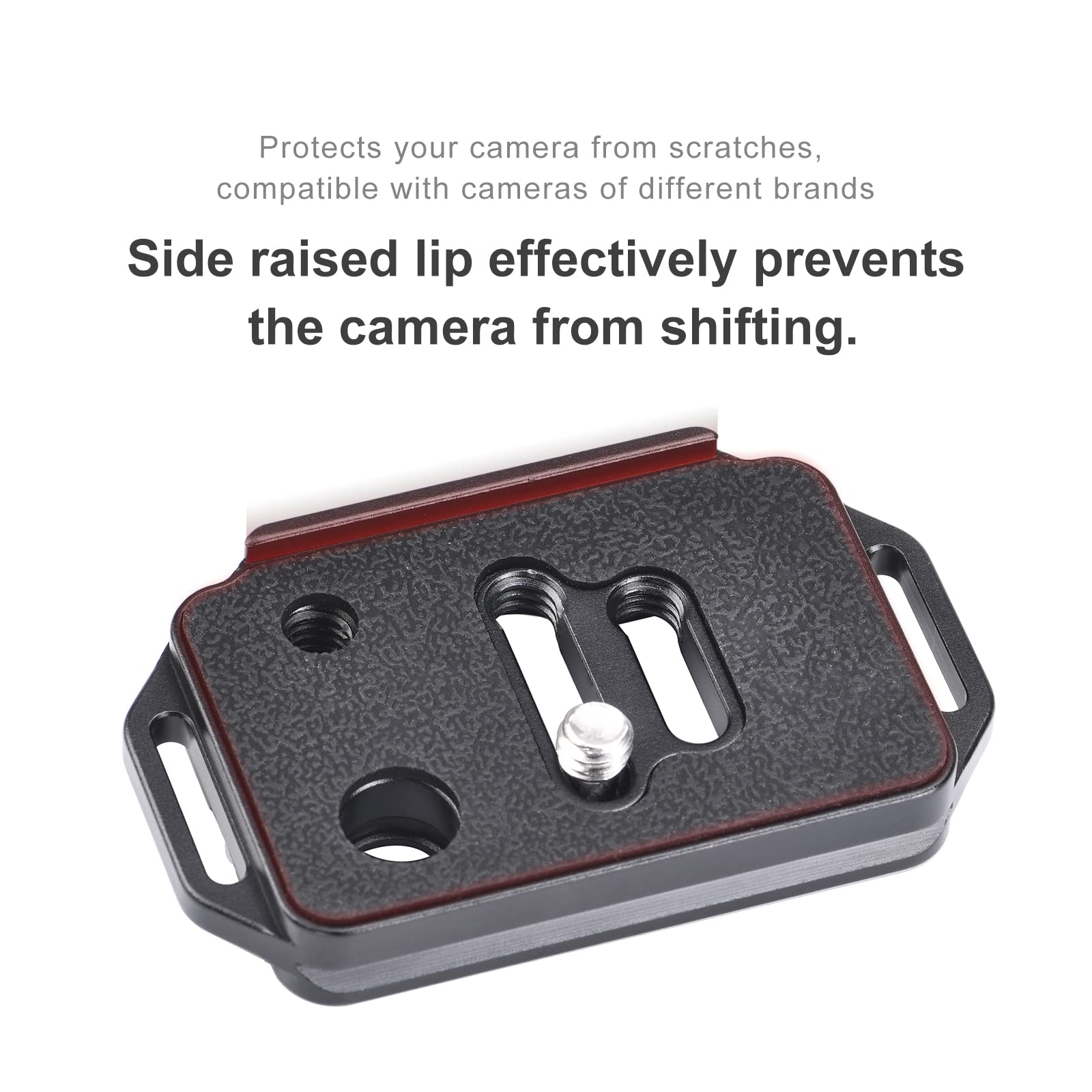 SUNWAYFOTO Piastra QR per fotocamera a sgancio rapido Arca Swiss con attacco QD SP-70QB