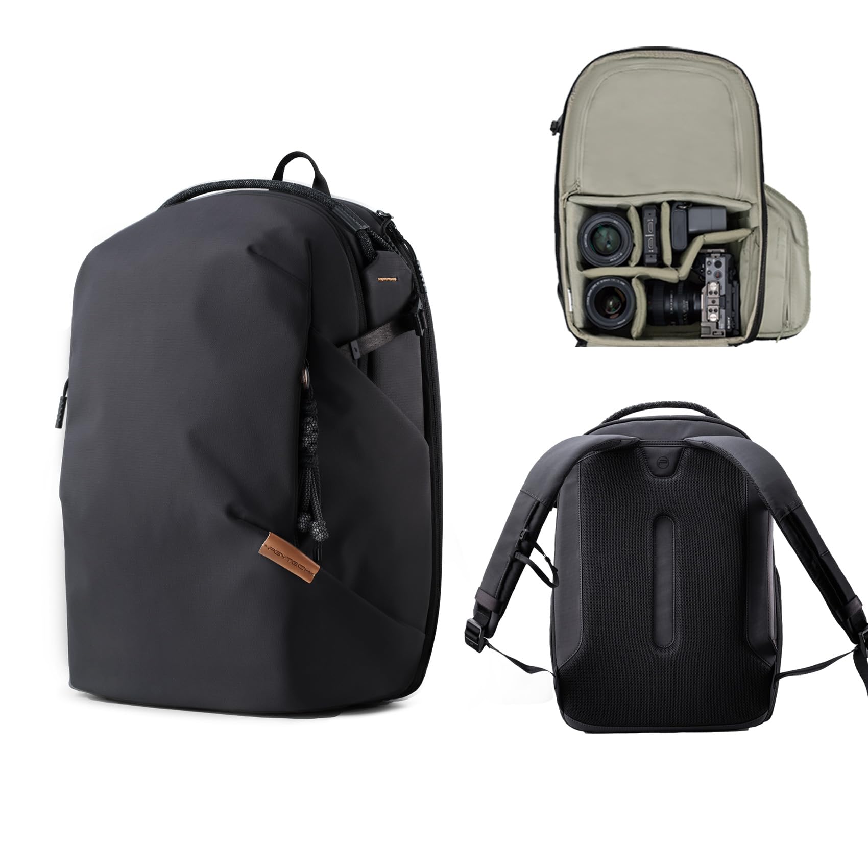PGYTECH OneGo Lite Mochila Fotográfica 16L, Ligera e Impermeable para Fotografía Urbana y Viajes, Compatible con Sony/Canon/Nikon/DSLR/mirrorless