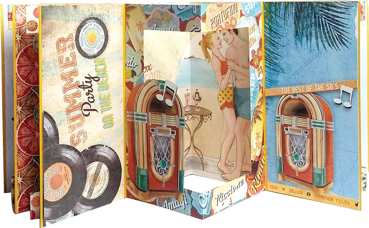 CIAO BELLA PAPER Pap Pack PKG, us:one size, Summer Tales, 12 Designs/1 Each