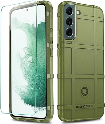 LABILUS S22+ S22 Plus Case, Rugged Shield 8ft Drop Proof TPU Thick Armor Tactical Protective Case Compatible with Galaxy S22+ (6.6 inch) - Army Green