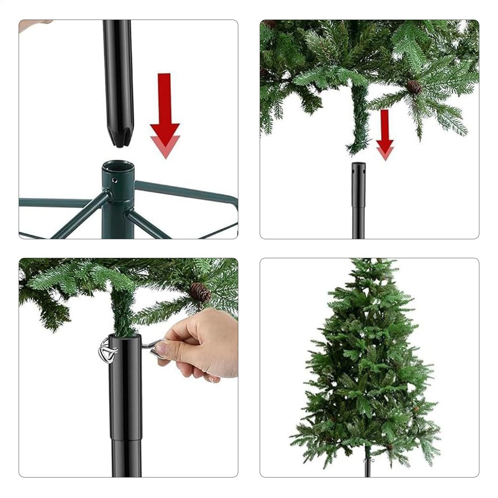 Kunstkerstboom hoogte extender, boom verhoger voor kerstboom