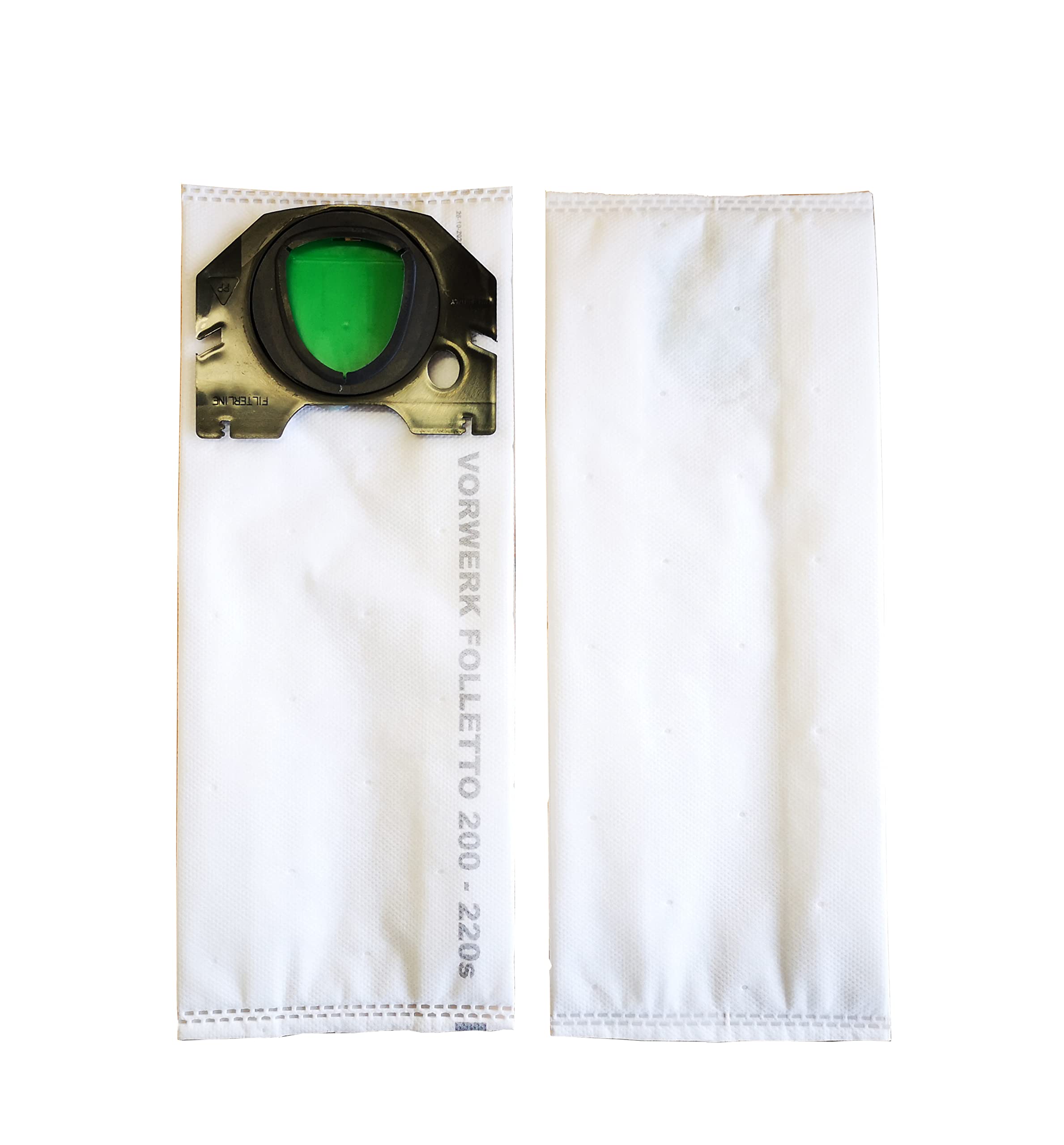 Sacchetto Microfibra Made in Italy + Profumini + Filtro Griglia Motore per Aspirapolvere Folletto vk 200 - vk 201 (6 Sacchetti + 6 Profumini + 1 Filtro