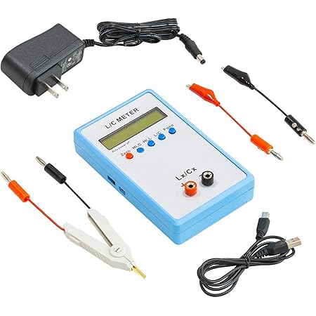 UCTRONICS High Precision Handheld LC Inductor Capacitor Tester, Inductive Capacitance Meter Kit, 1pF-100mF, 1uH-100H