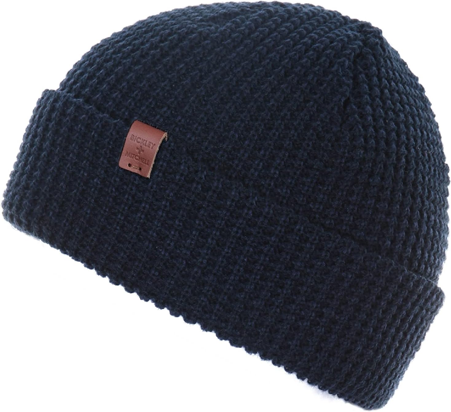 Bickley & Mitchell Thermal Thick Waffle Knit Beanie Navy