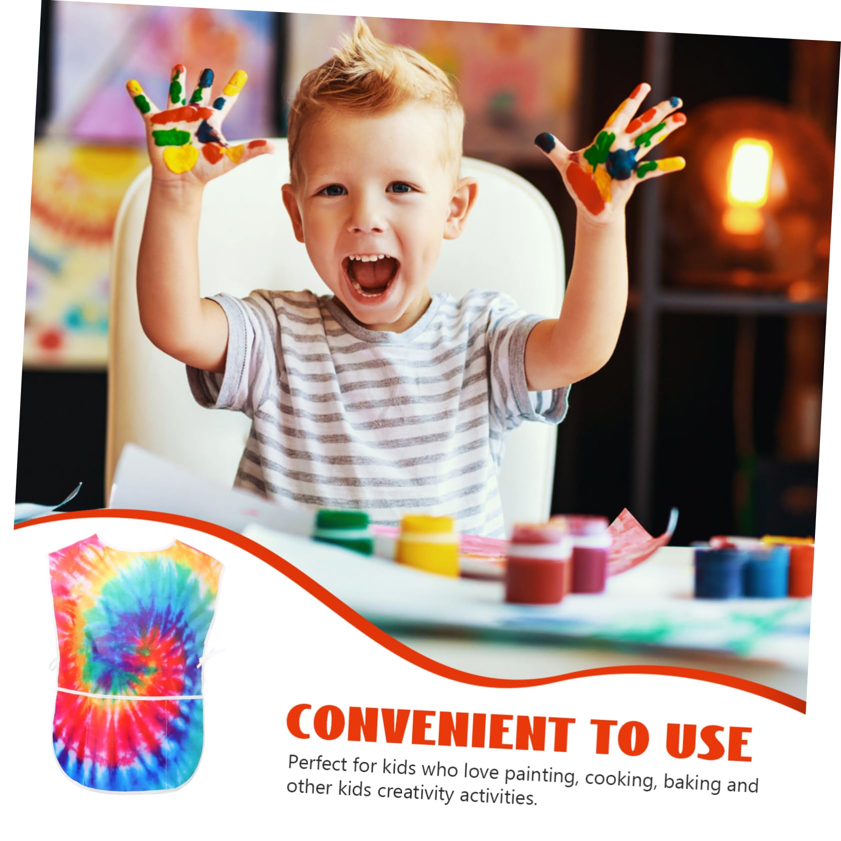 TOYANDONA grembiule per bambini grembiule da bambino artisti per bambini che dipingono grembiuli grembiule bambino grembiuli bambini adorabile grembiule da pittura fornitura per bambini