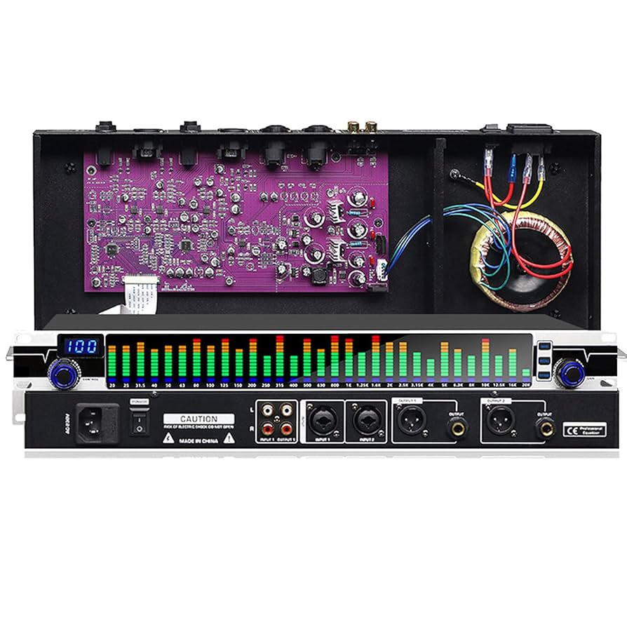 Eq　Jiminy craft language　ill his clover 31 Bands Graphic Equalizer, Audio Digital Equalizador De
