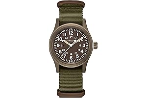 Hamilton Khaki Field Mechanical Watch: Swiss Precision for the Unstoppable