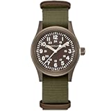 Watch Khaki Field Mechanical &vert; Swiss Made &vert; 38mm Stainless Steel Case &vert; Green Dial Analog Watch &vert; Green Textile NATO Strap &lpar;Model&colon; H69449961&rpar;
