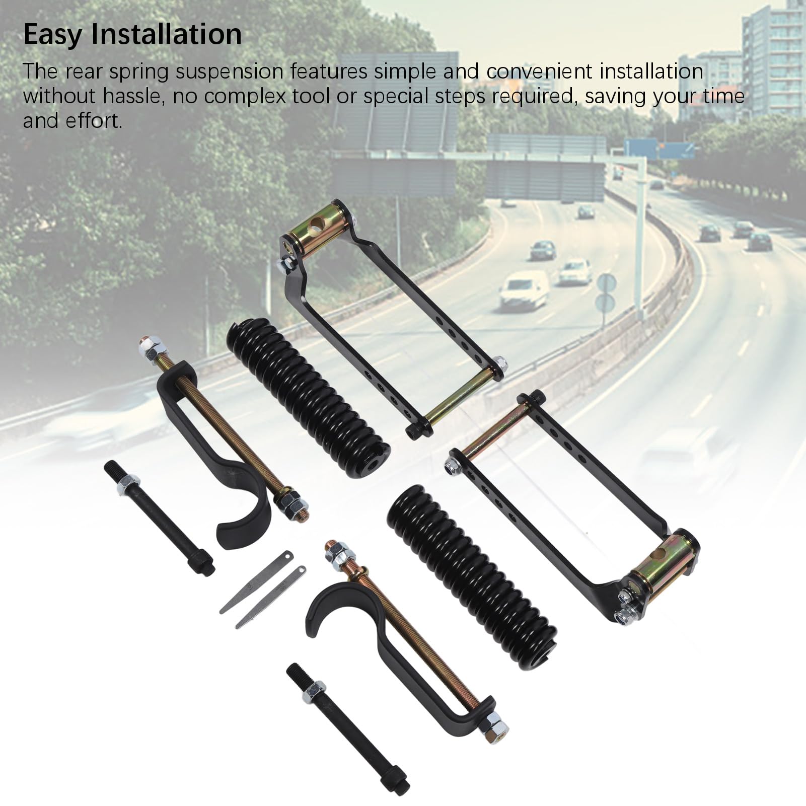 Generic Wytrzymałe Zawieszenie Piórowe o Zwiększonej Stabilności do Samochodu Metal 4611-HD do Codziennej Pracy