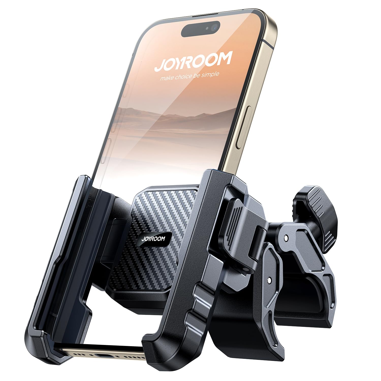 Supporto Telefono Per Bici E Moto - Porta Cellulare Regolabile Con Morsetto Forte E Rotazione 360° - Foto 7