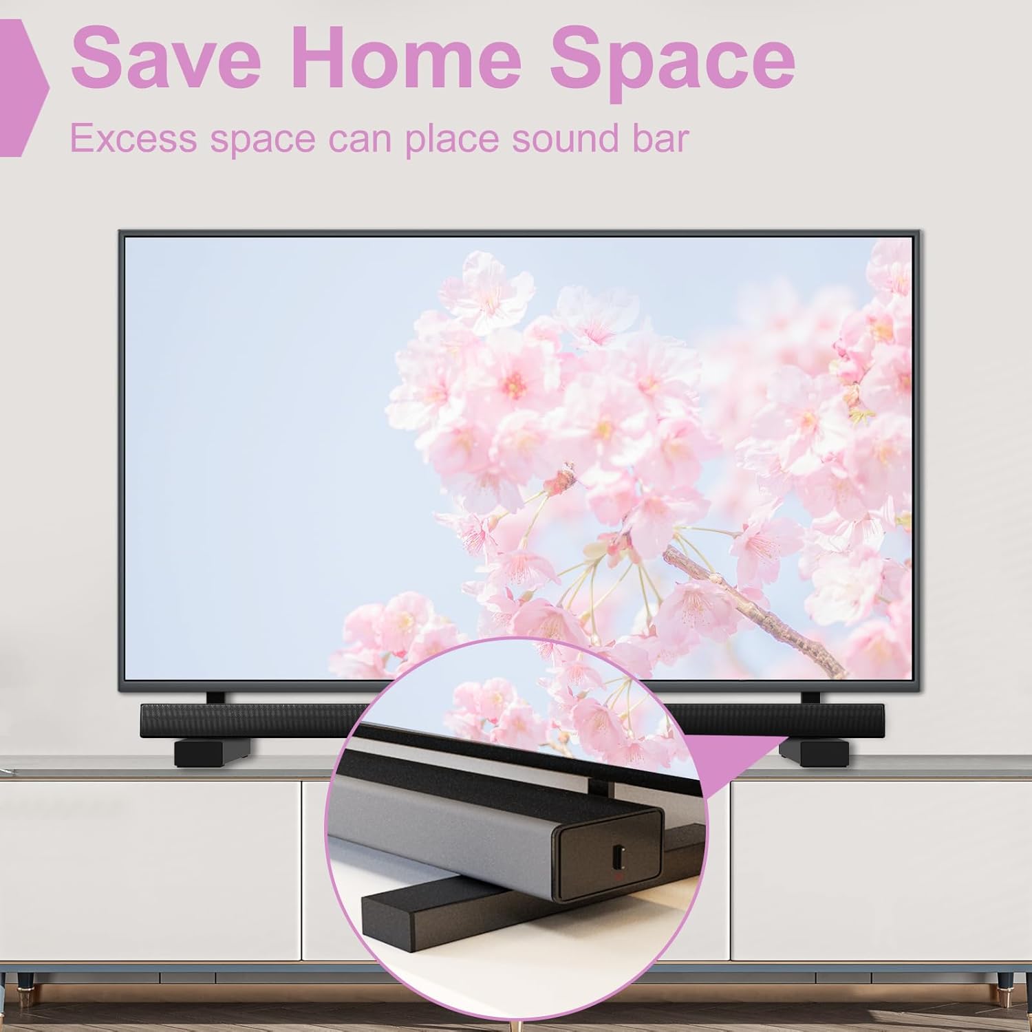 Metal TV Stand Legs for Panasonic TV Legs, Only for Panasonic TH-65PZ750U TH-65PZ850U TH-65PZ700A TH-65PY700H TV We Listed Model, Table Top TV Stand Base for Panasonic with Screws No Wall Drilling