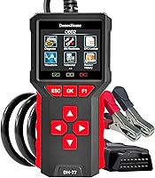 Vista 1 de 3.2 "pantalla grande 5 en 1 OBD2 escáner+probador de batería 5-36V 20-3300CCA >99.8% prueba de precisión OBD2/EOBD herramienta de diagnóstico motor