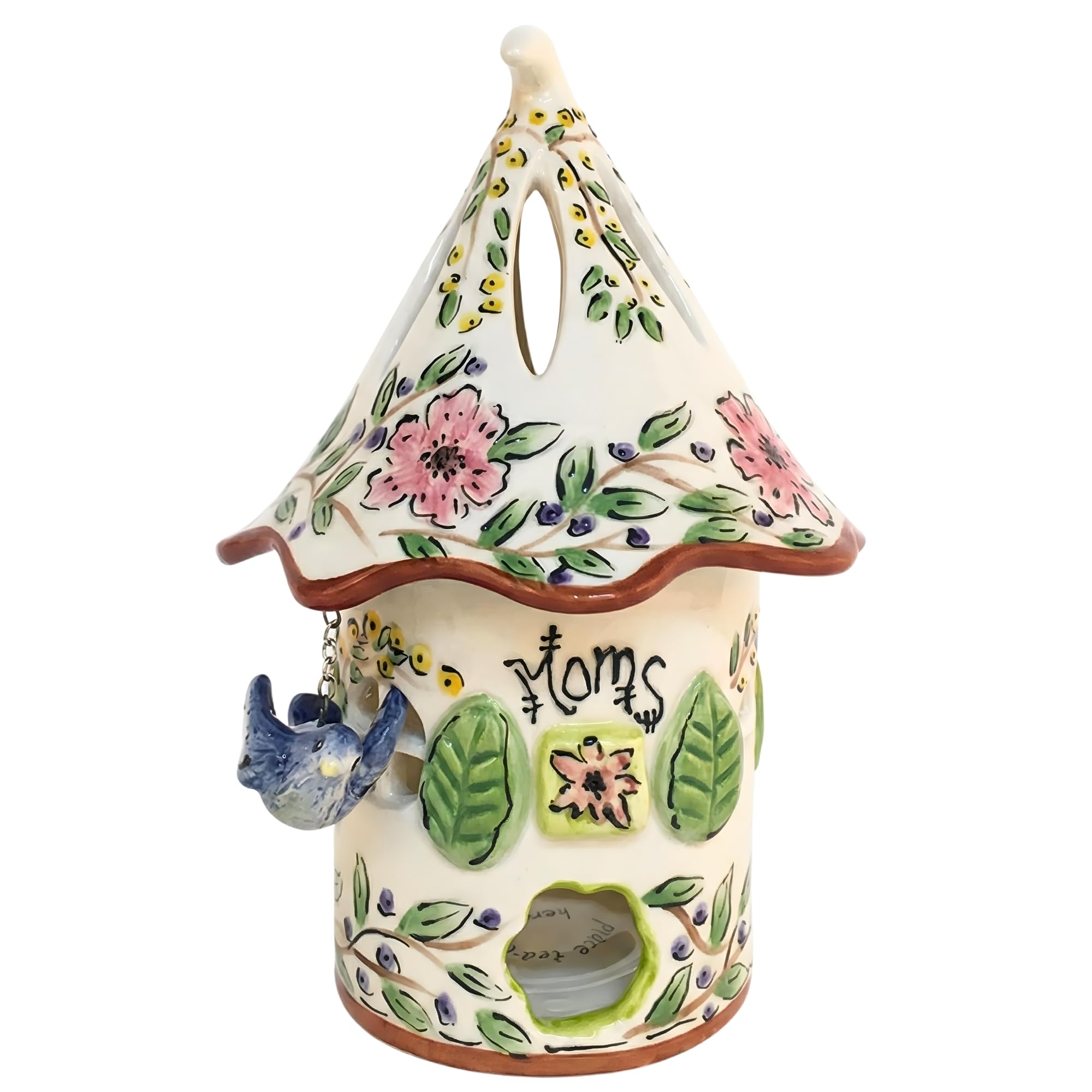 Amazon.com: Blue Sky Clayworks Mom Wildflower Blue Bird Candle