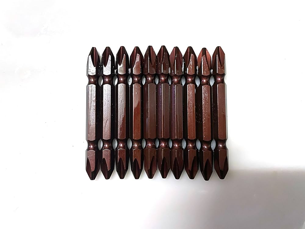 Amazon.co.jp: 10個 (赤) PH2/SL2 電動ハンドドリル 磁気ダブル