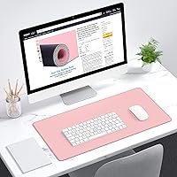 Vista 7 de Dapesuom Alfombrilla grande para mouse, alfombrilla de mouse para juegos extendida con bordes cosidos, alfombrillas de escritorio de tamaño completo