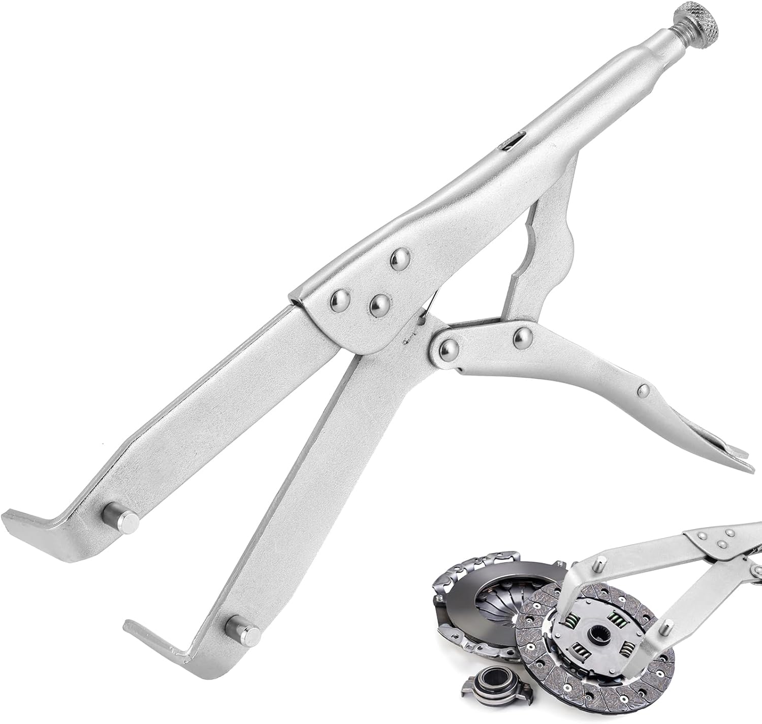 Weyleity Motorcycle Clutch Flywheel Holding Tool - Adjustable Clutch Hub Basket Gear Holder for ATV UTV Dirt Bikes