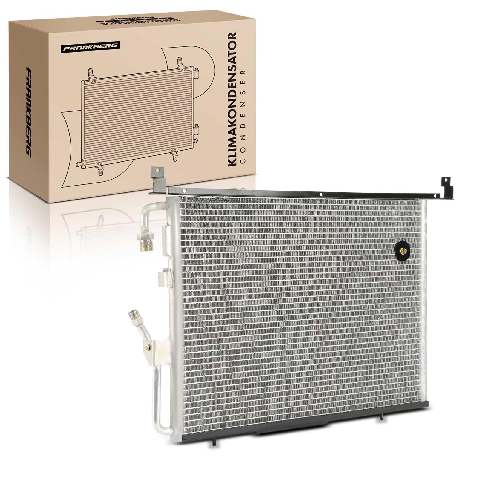 Frankberg Klimatyzator chłodnicy kondensator chłodnica wody kompatybilna z 190 1982-1993 A/C Condenser 1,8 l 2,0 l 2,3 l w/o Receiver Drier w/Bracket Replace# A2018302870