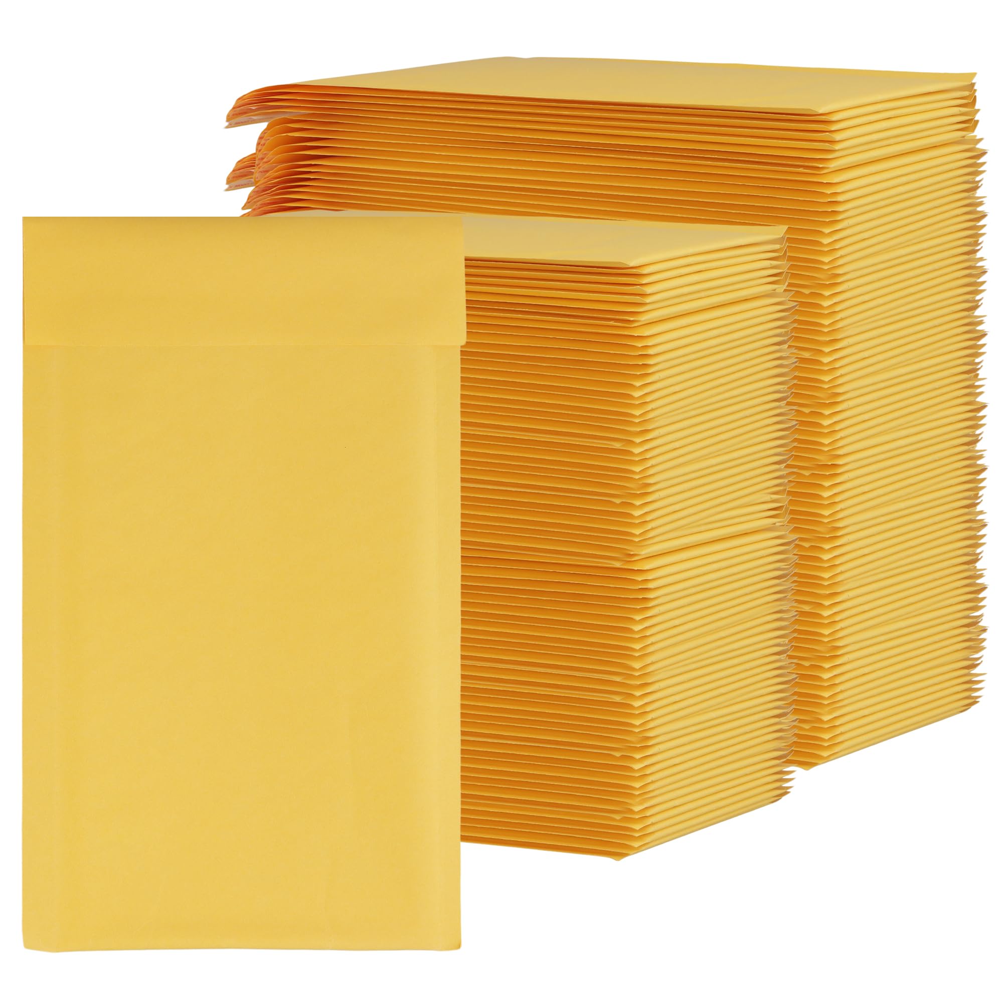 120 buste imbottite per spedizioni, lettere, gioielli, 15 x 29 cm, colore giallo